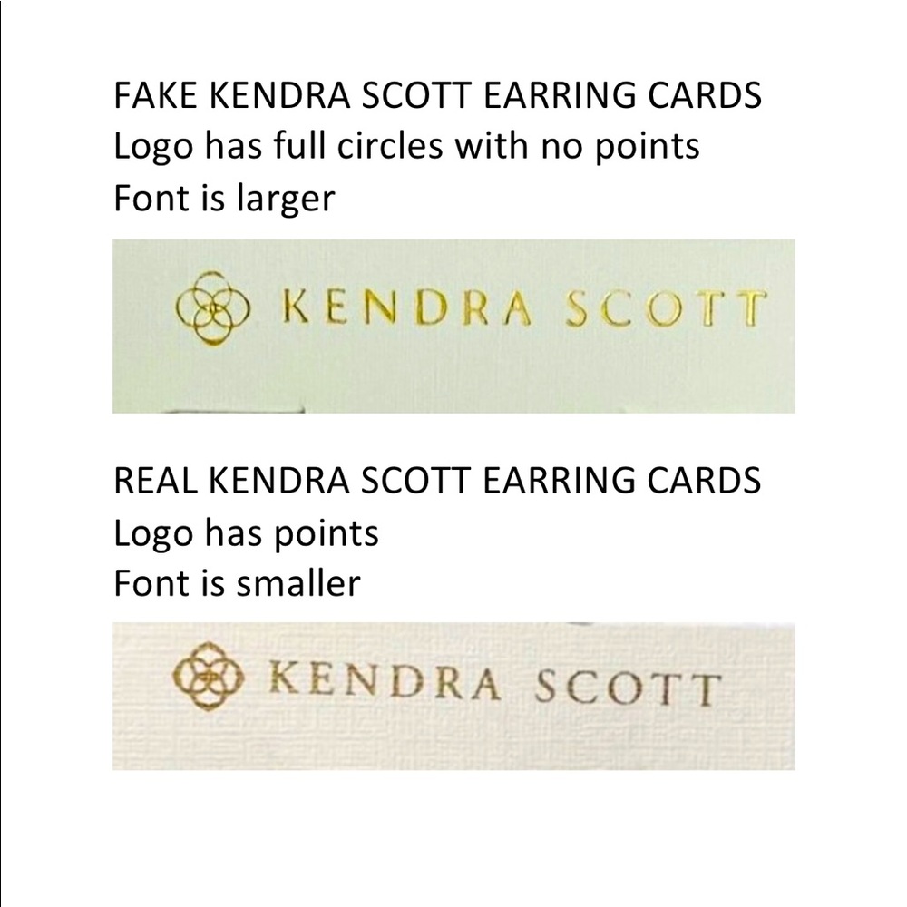 NFS INFO ONLY Kendra Scott Earring Card Holders